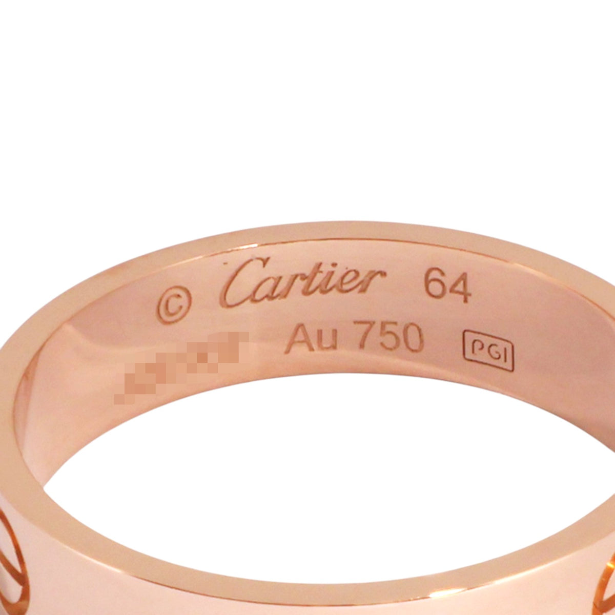 Cartier B4084864 Rose Gold Love Ring
