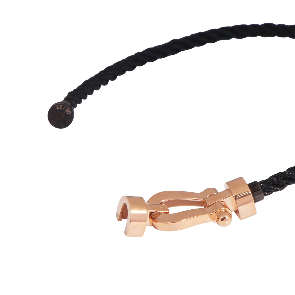 Fred 0B0072 Rose Gold Force 10 Medium Bracelet