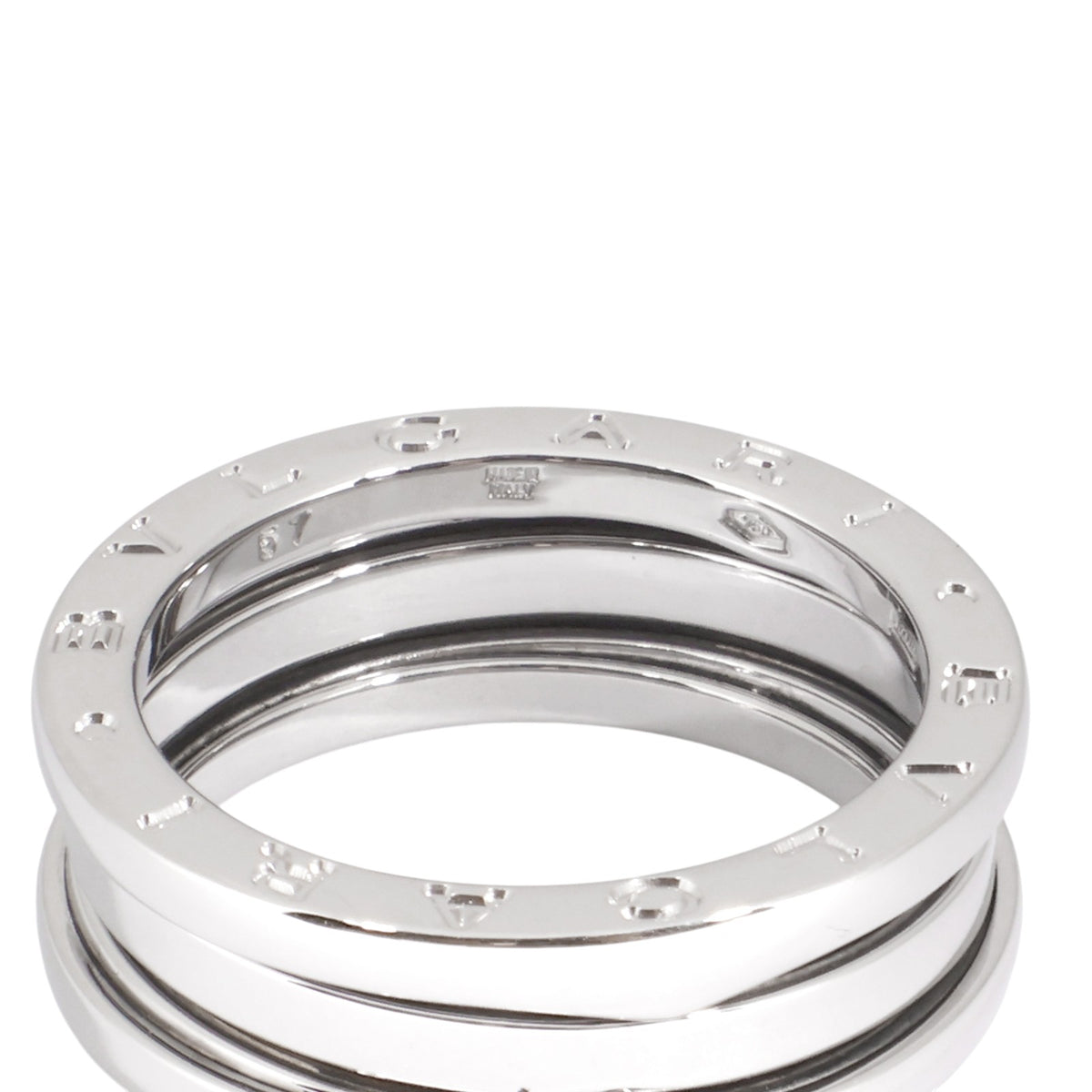 Bulgari B.Zero1 3-Band White Gold Ring
