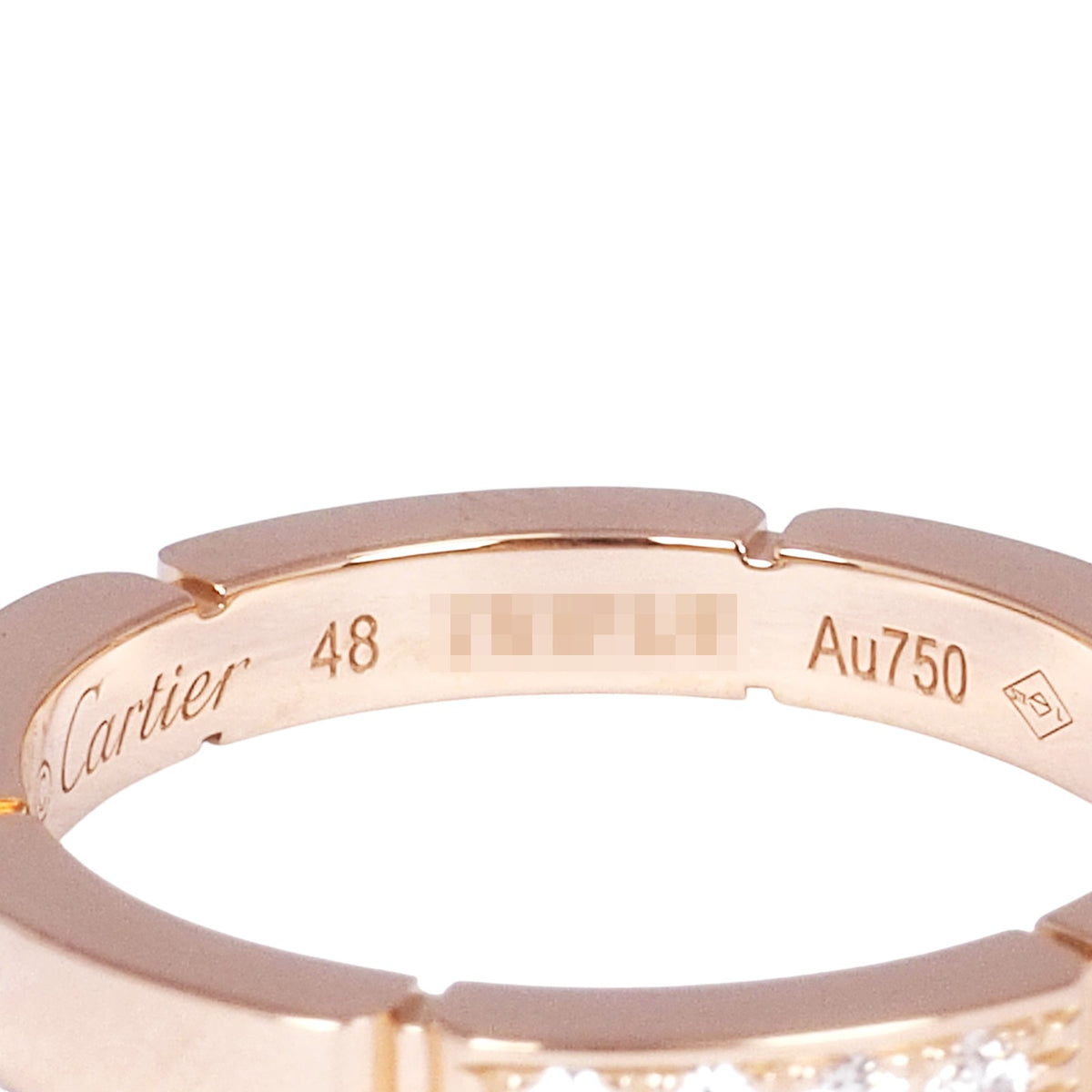 Cartier B4080500 Rose Gold Maillon Panthère Diamond Ring