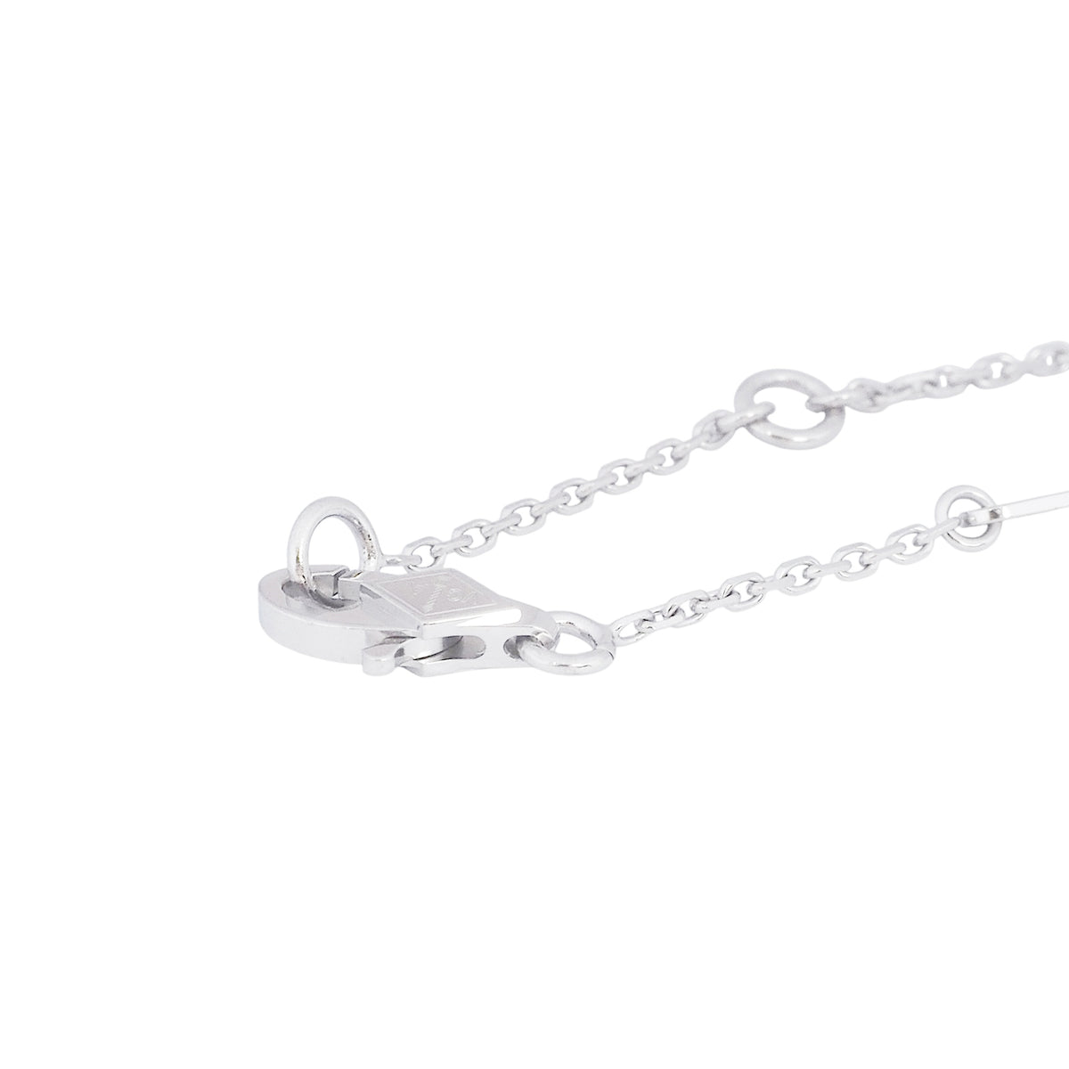Van Cleef & Arpels VCARO85900 White Gold Alhambra Sweet Diamond Necklace