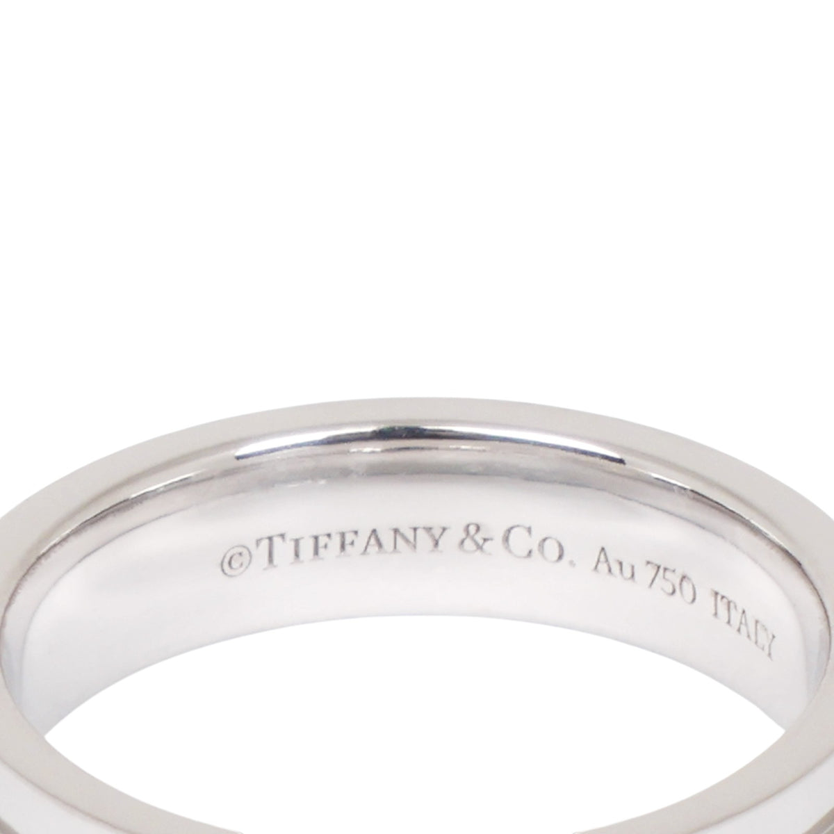 Tiffany 36815671 White Gold Narrow Diamond Ring