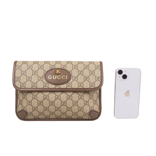 Gucci 493930 Supreme Neo Vintage Belt Crossbody Bag
