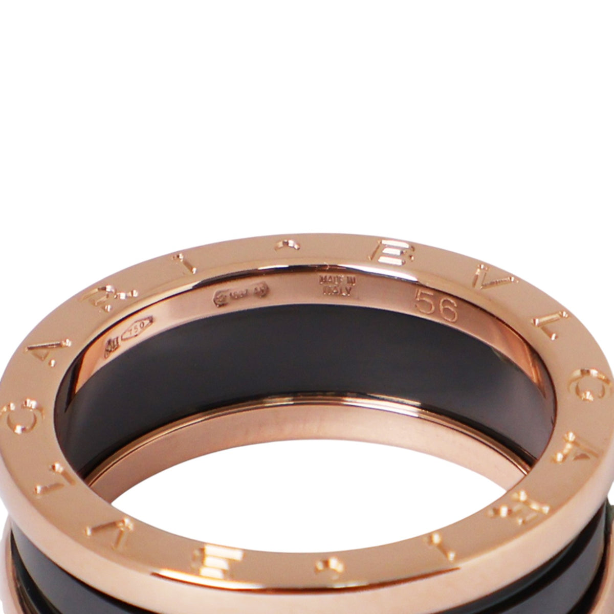 Bulgari 347050 B.Zero1 2-Band Ceramic Ring