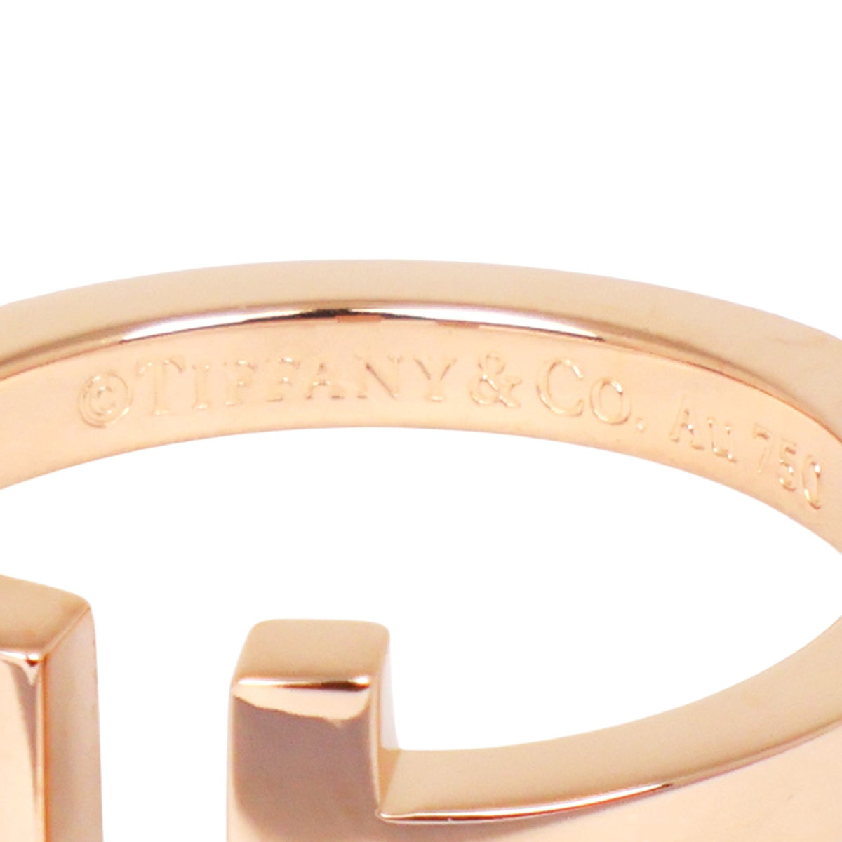 Tiffany 33285353 Rose Gold T-Square Ring