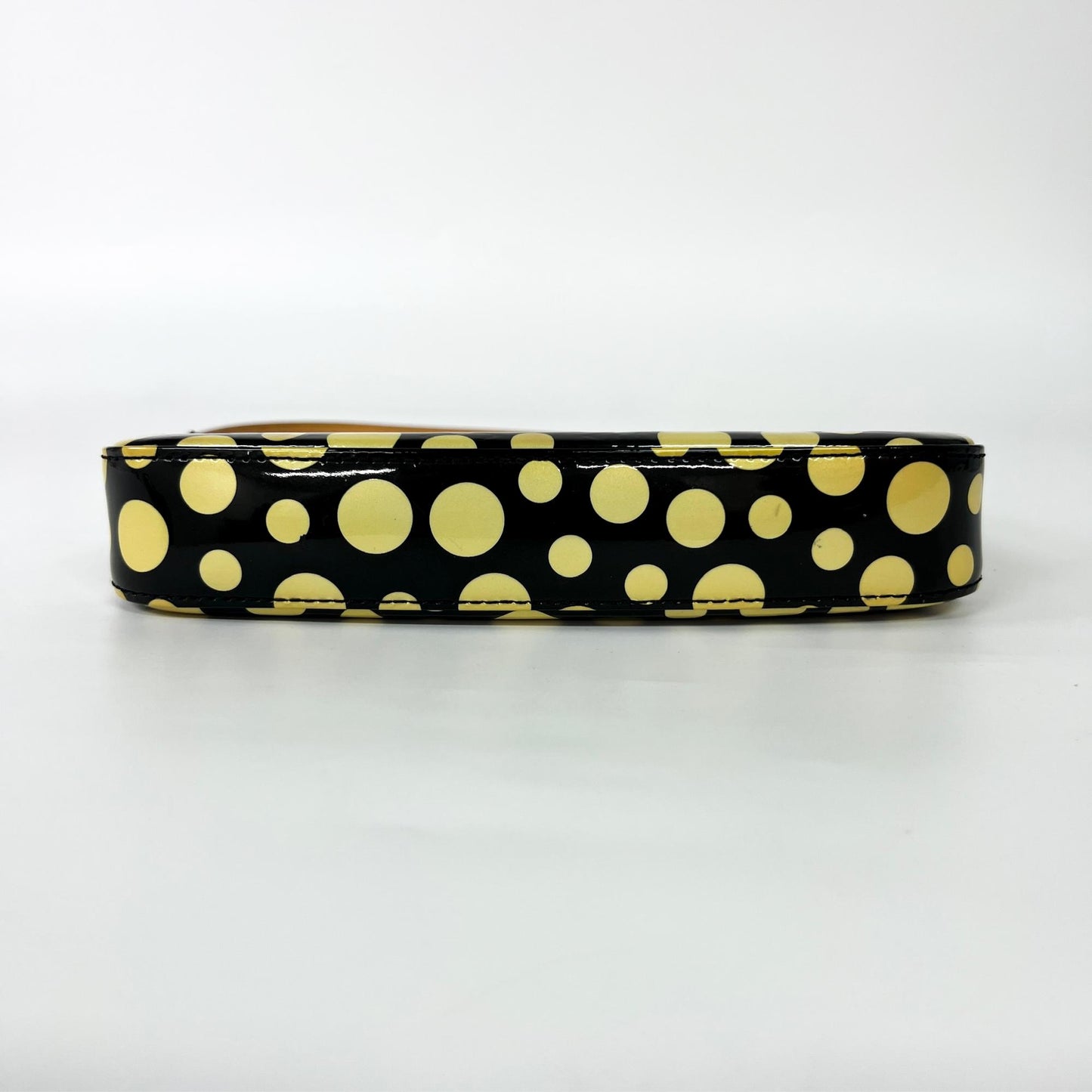 Louis Vuitton x Yayoi Kusama Monogram Vernis Dot Infinity Pochette Accessoires Black Yellow