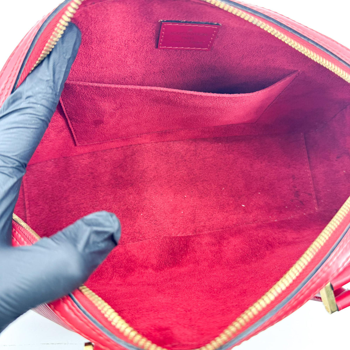 Louis Vuitton Epi Jasmine Tote Bag Red