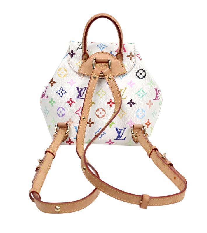 Louis Vuitton X Murakami White Multicolor Backpack
