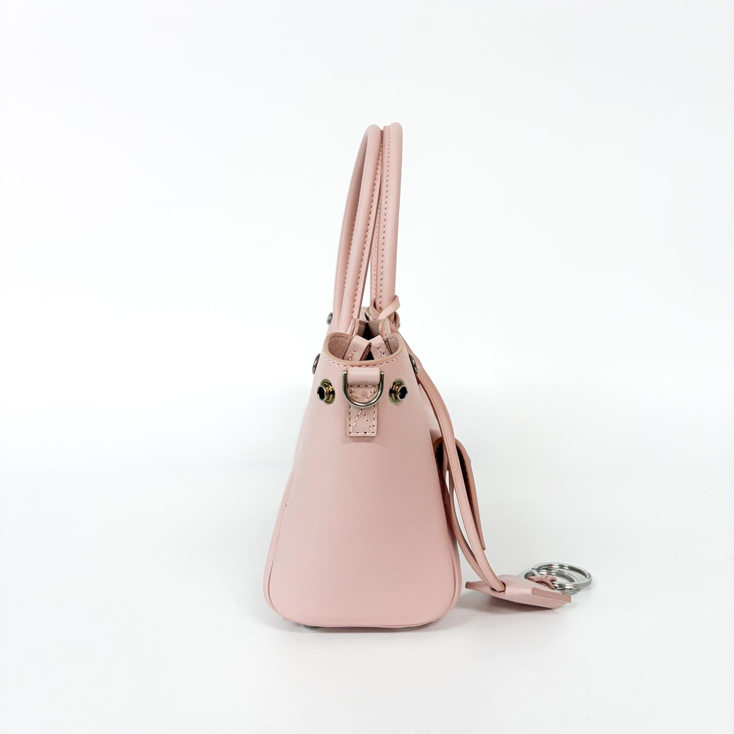 Balenciaga Papier A4 Side Zip Pocket Tote Bag Pink