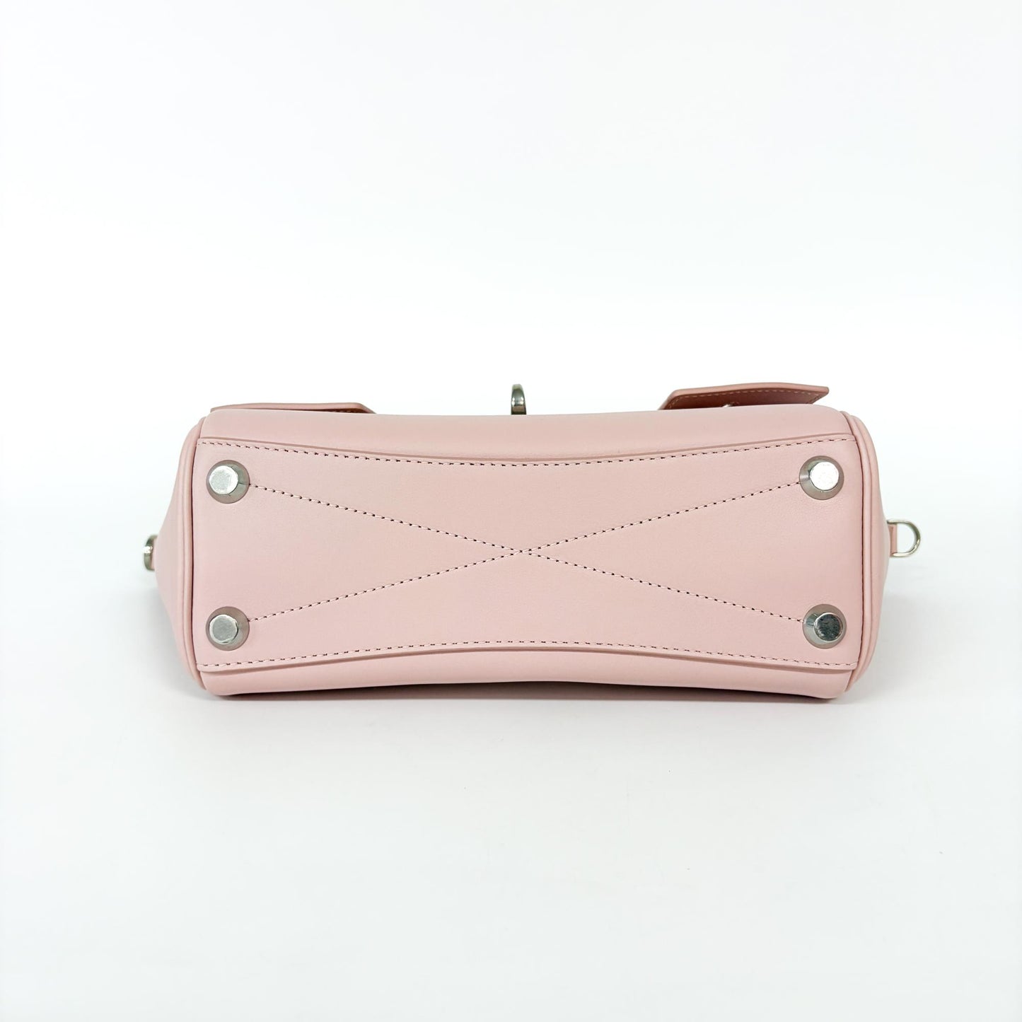 Balenciaga Papier A4 Side Zip Pocket Tote Bag Pink