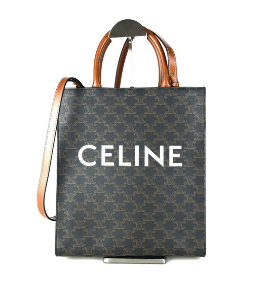 Small Triomphe Canvas Cabas Tote Bag Crossbody 191542