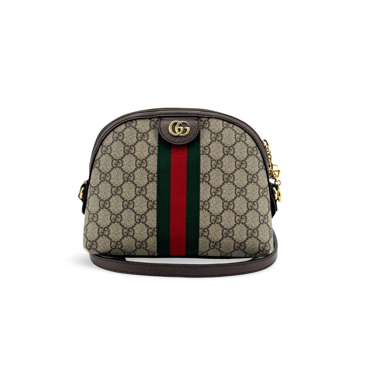 Gucci Ophidia GG Small Crossbody Bag Brown