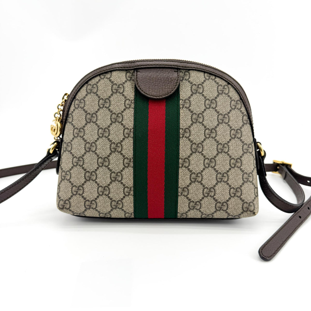 Gucci Ophidia GG Small Crossbody Bag Brown