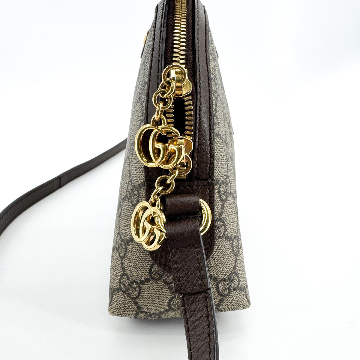 Gucci Ophidia GG Small Crossbody Bag Brown