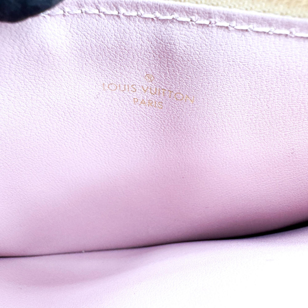 Louis Vuitton Pochette Felicie Damier Azur Gold