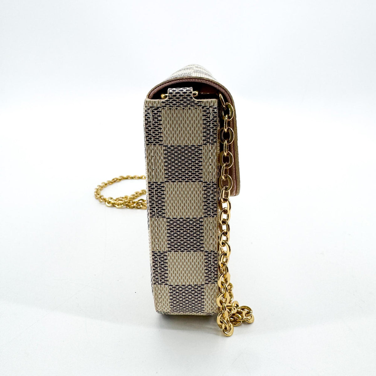 Louis Vuitton Pochette Felicie Damier Azur Gold