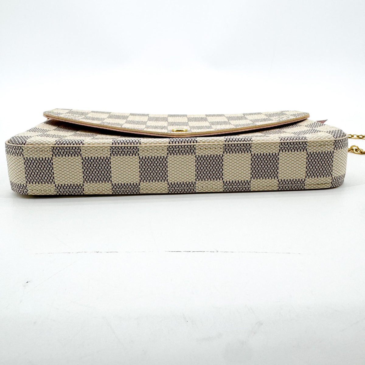 Louis Vuitton Pochette Felicie Damier Azur Gold