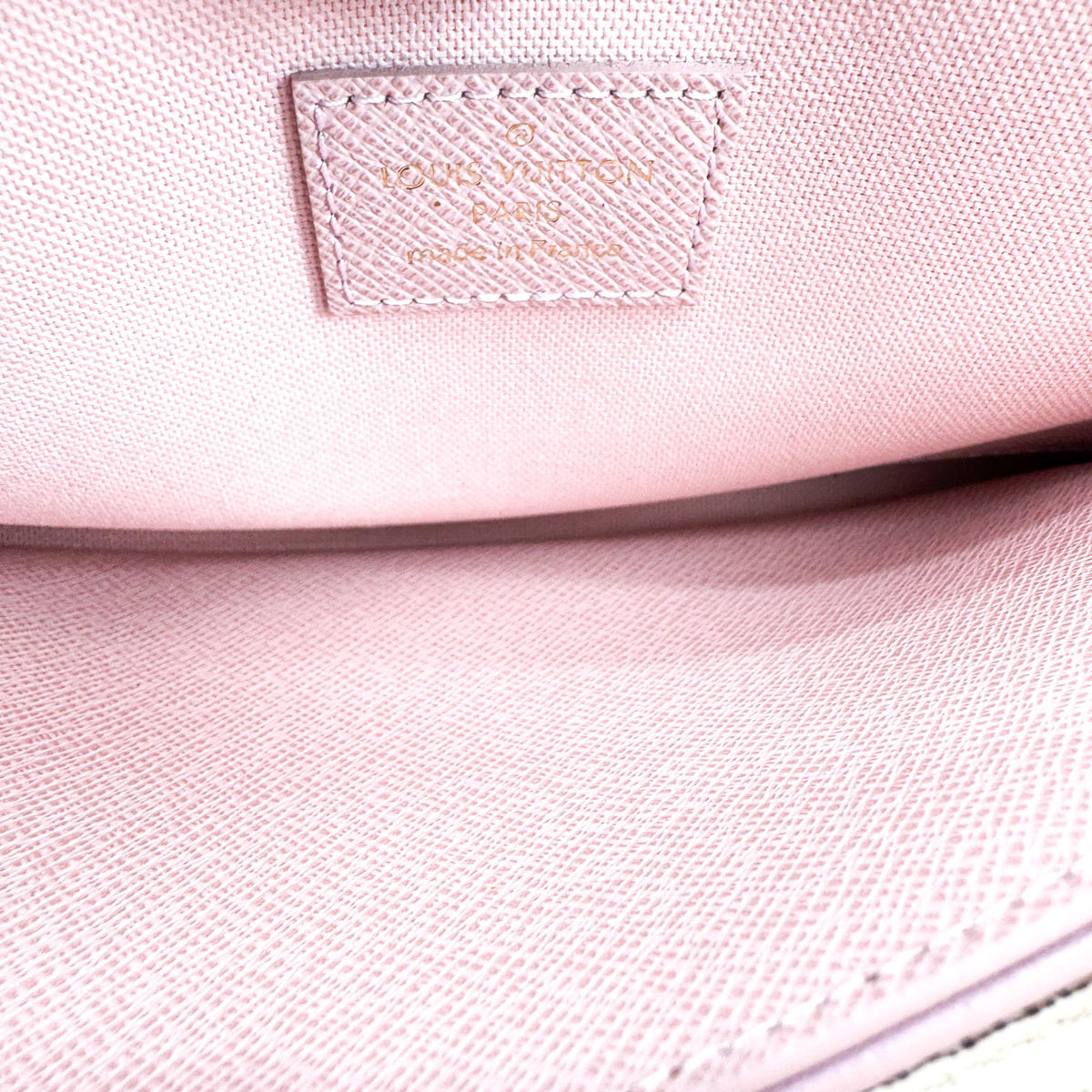 Louis Vuitton Pochette Felicie Damier Azur Gold