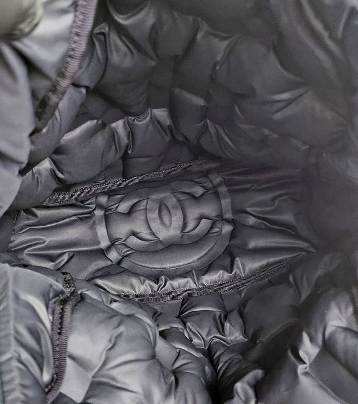 Chanel Silver Doudon Backpack