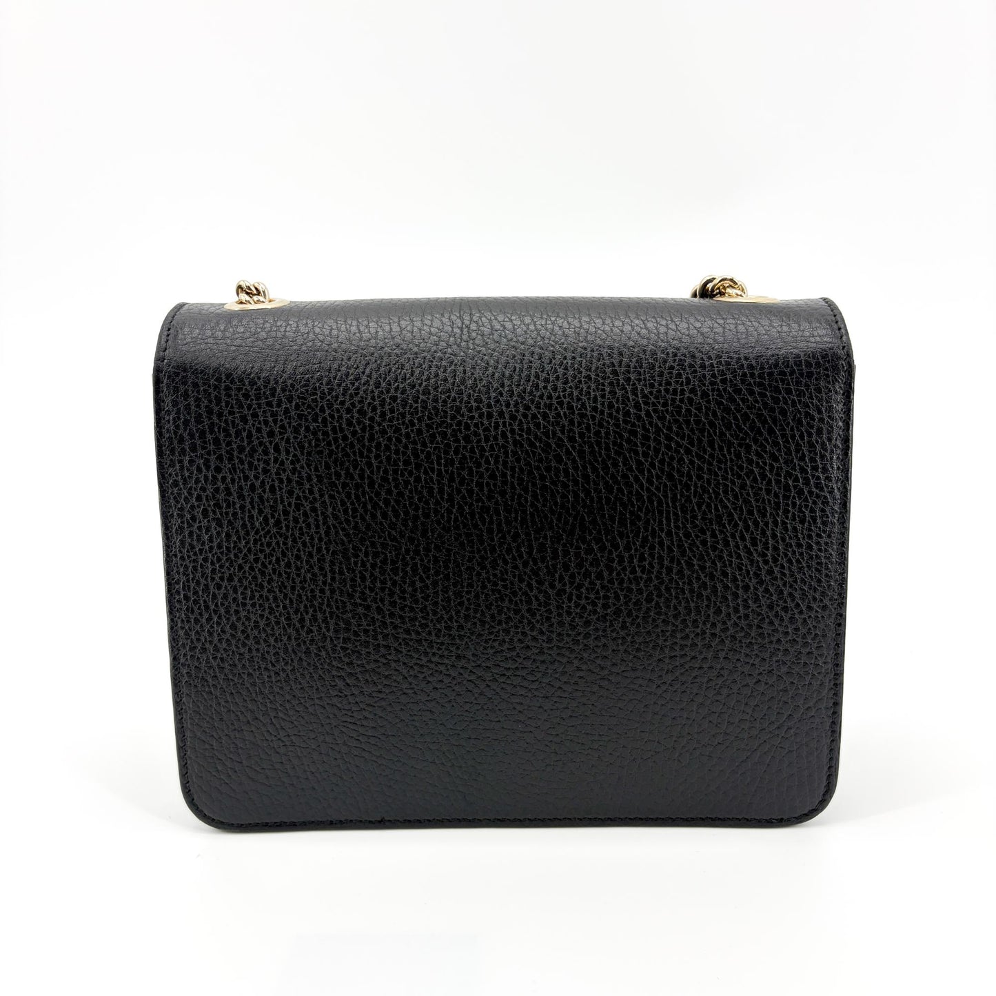 Gucci Interlocking G Chain Shoulder Bag Small Black