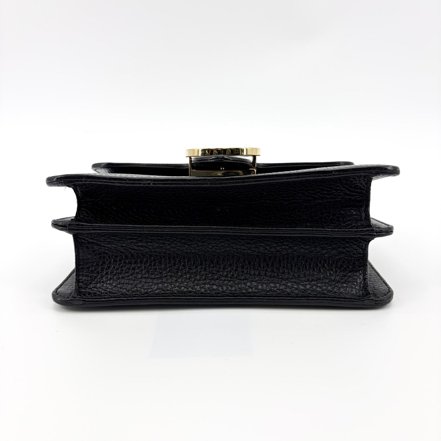 Gucci Interlocking G Chain Shoulder Bag Small Black