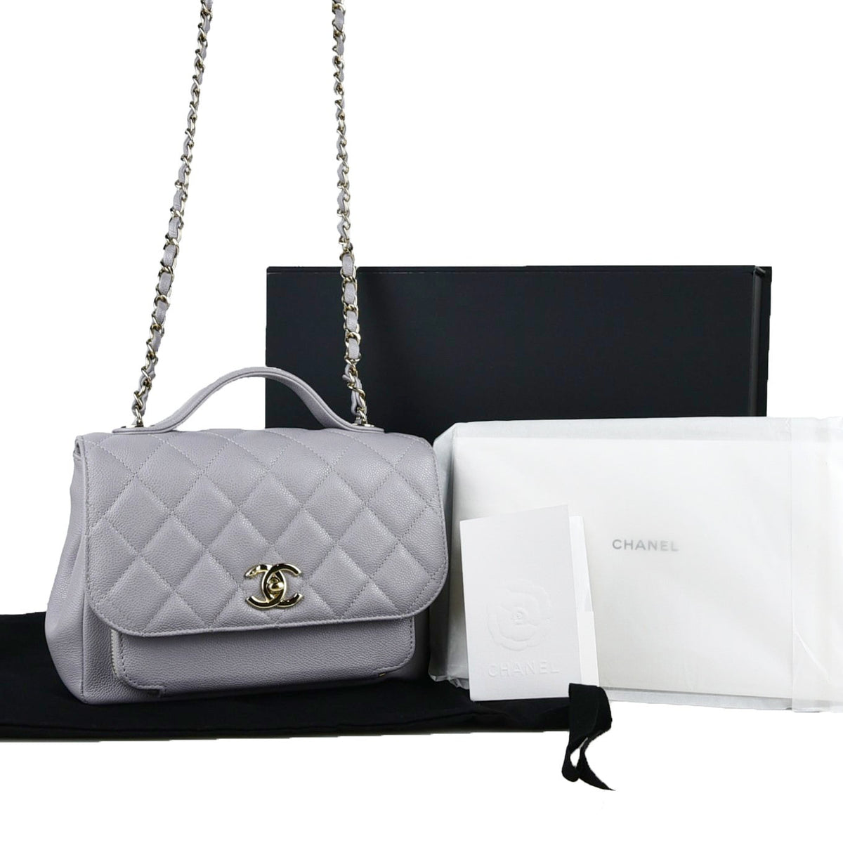 Caviar Business Affinity Top Handle Shoulder Bag A93607
