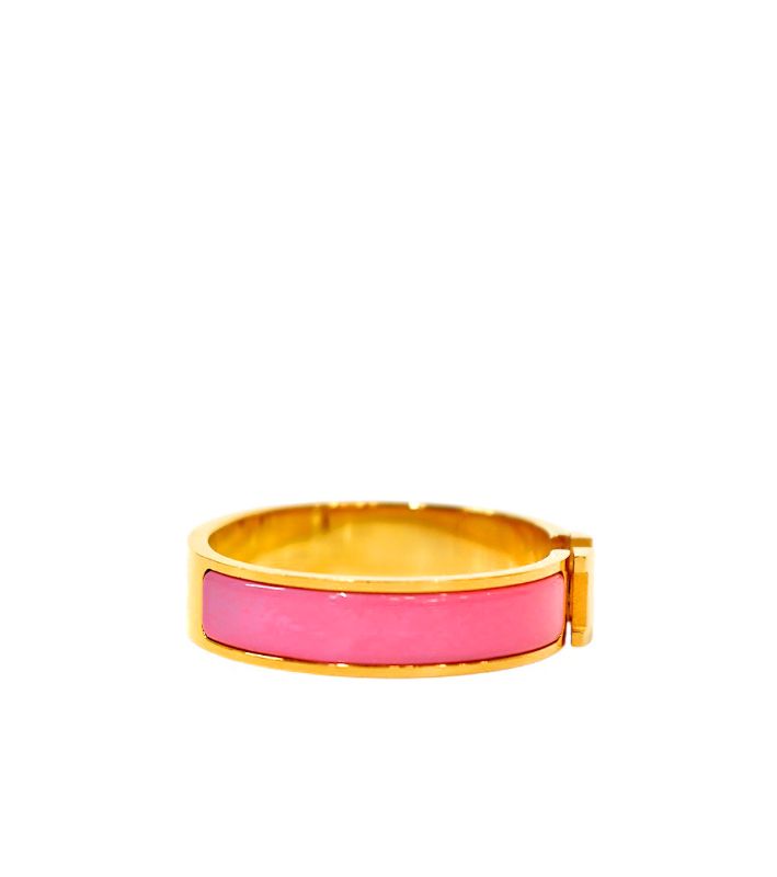 Hermès Pink Clic-a-Chou Bracelet