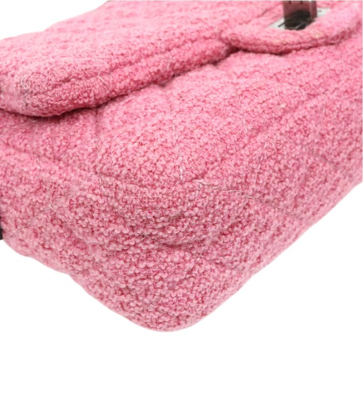 Chanel Pink Tweed 2.55 Shoulder Bag