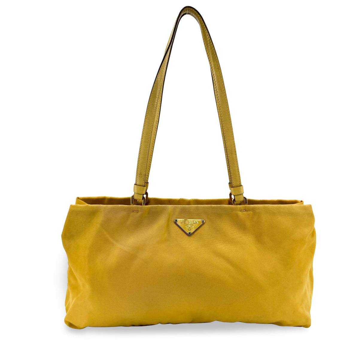 Prada Tessuto Nylon Crossbody Bag Yellow