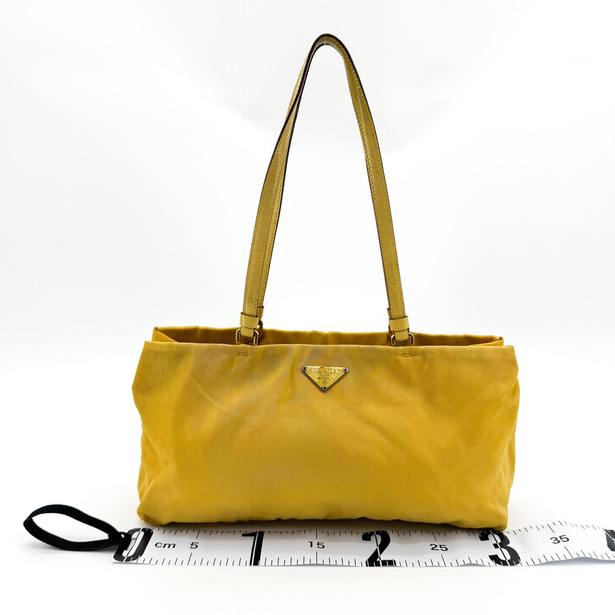 Prada Tessuto Nylon Crossbody Bag Yellow