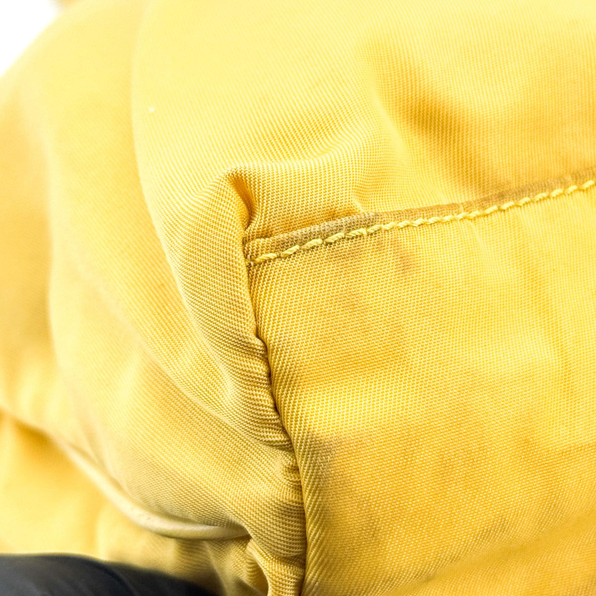 Prada Tessuto Nylon Crossbody Bag Yellow