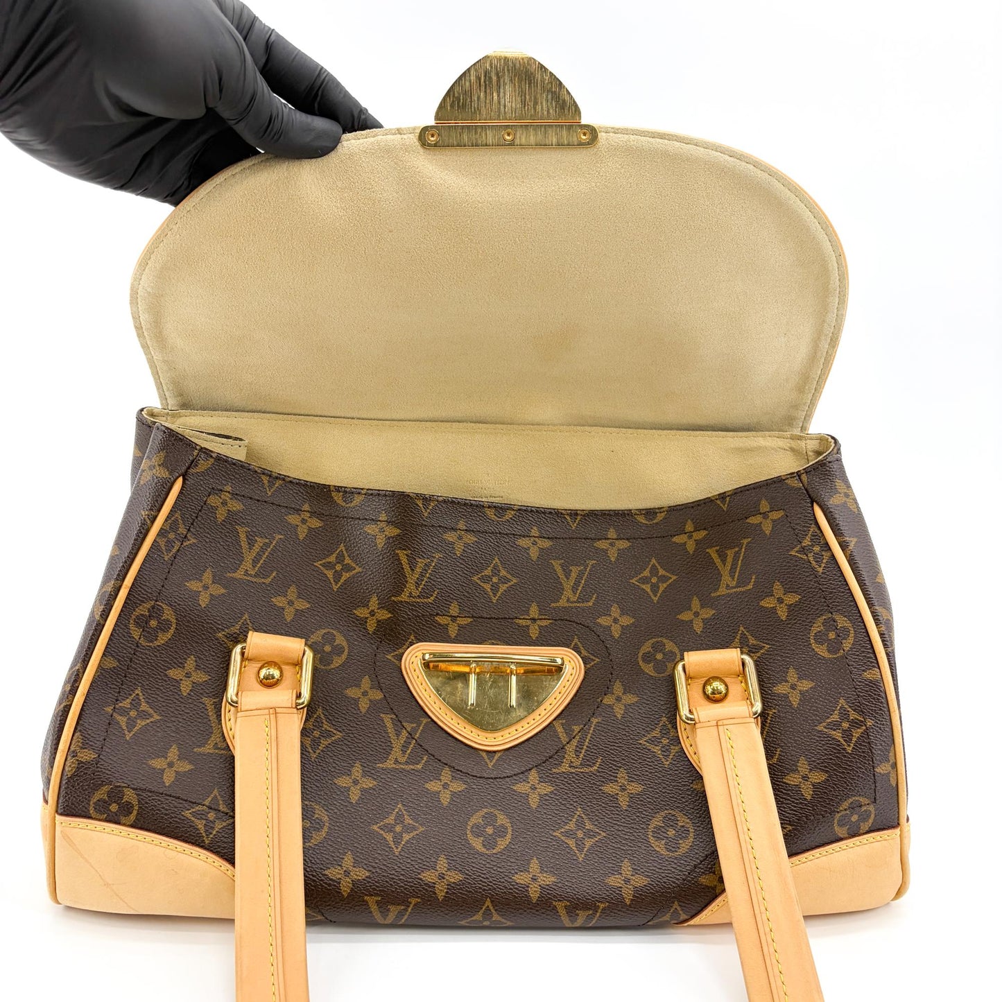 Louis Vuitton Monogram Beverly MM Brown