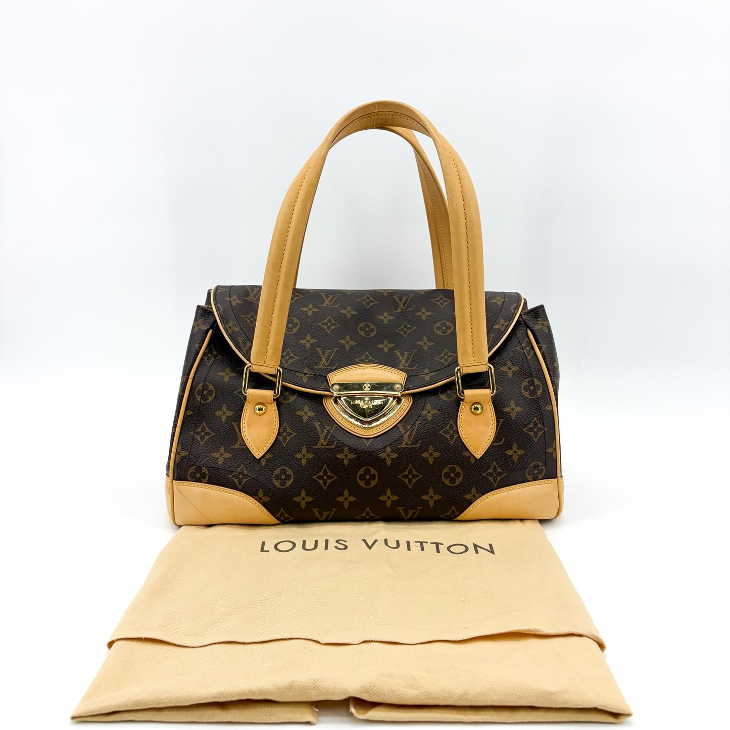Louis Vuitton Monogram Beverly MM Brown
