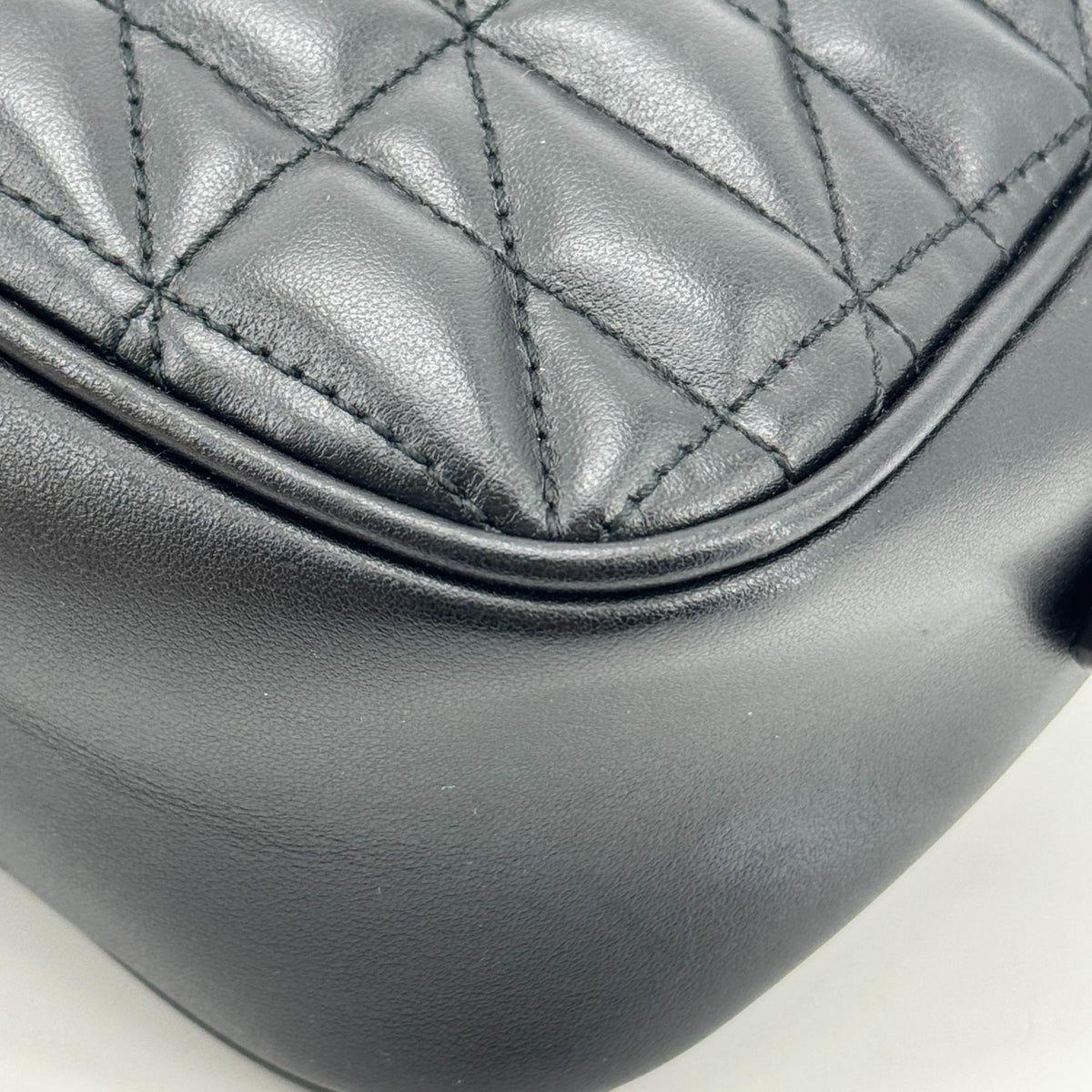 Gucci GG Marmont Small Matelassé Crossbody Bag Black