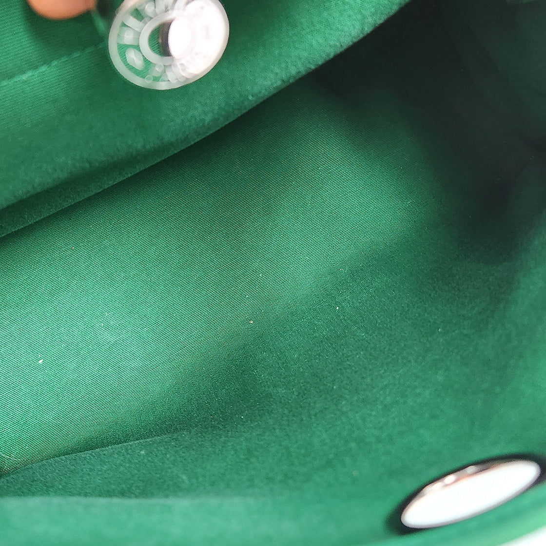 Hermès Green NEW ZIP Erbag