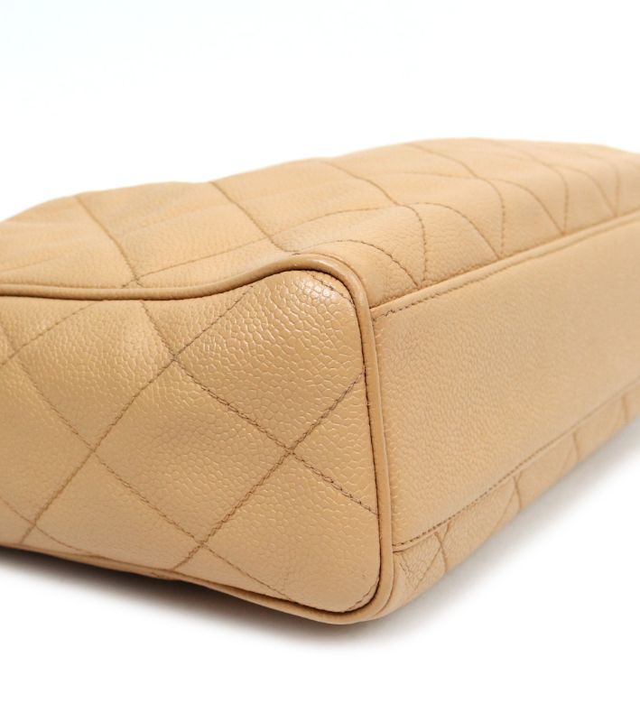 Chanel Beige Golden Ball Shoulder Bag
