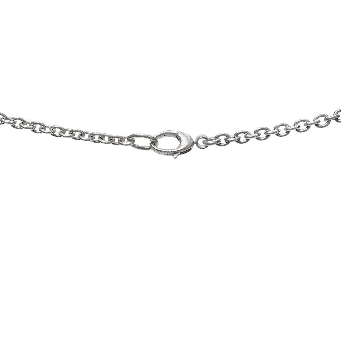 Gucci Interlocking G Silver Necklace