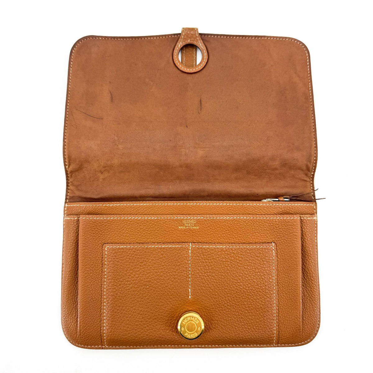 Hermès Dogon Duo Togo Gold Hardware
