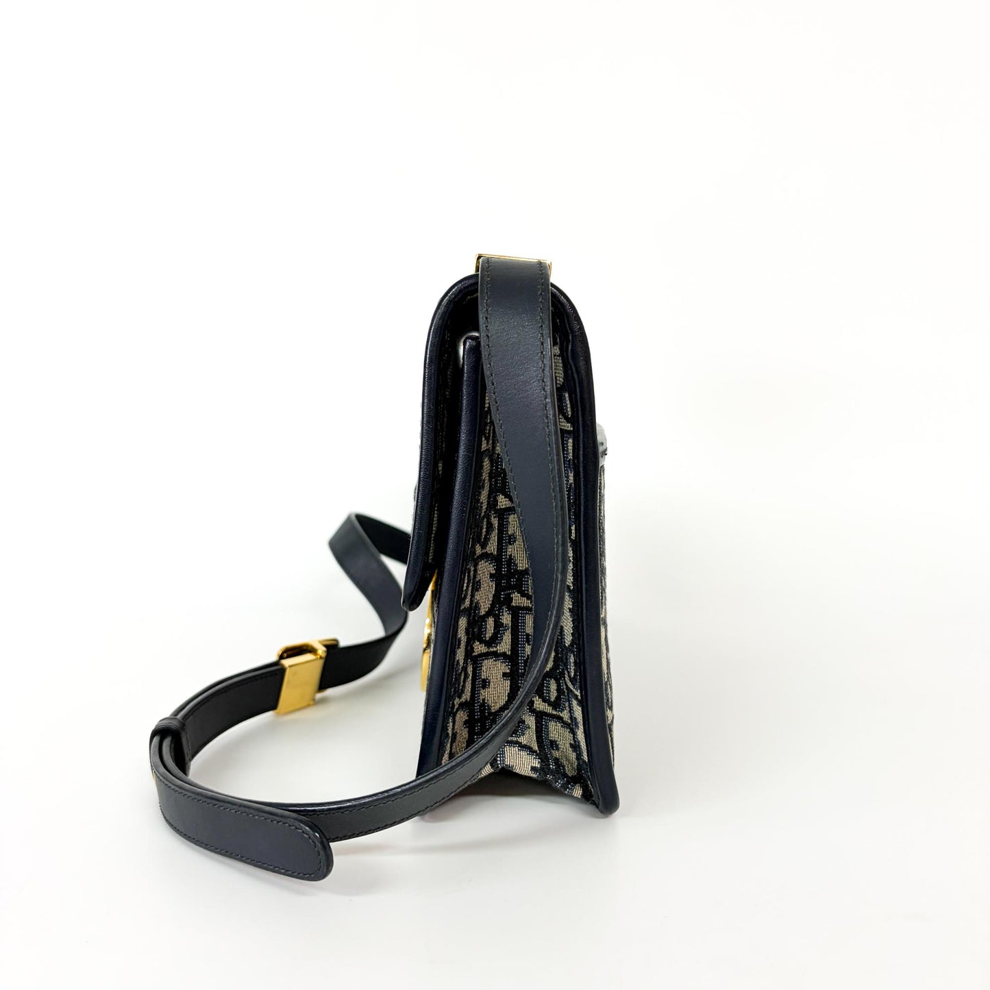 Dior 30 Montaigne Blue Oblique Jacquard Bag