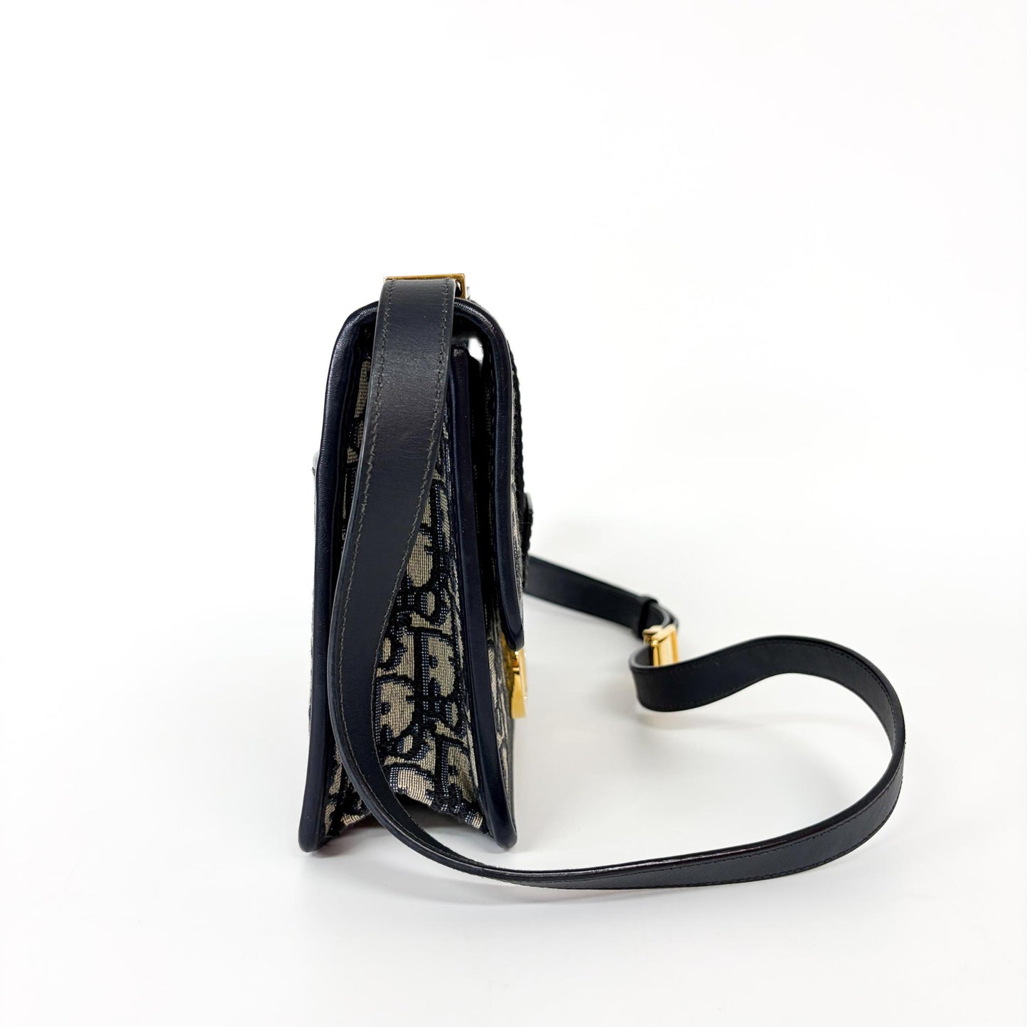 Dior 30 Montaigne Blue Oblique Jacquard Bag