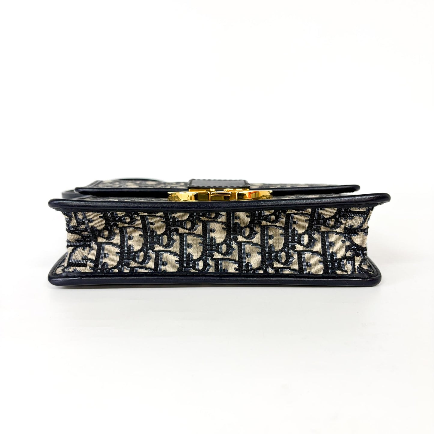 Dior 30 Montaigne Blue Oblique Jacquard Bag
