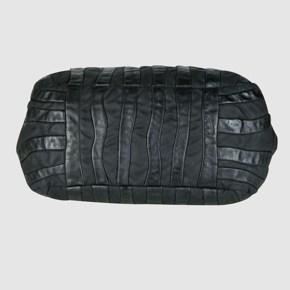 Nylon leather shoulder bag