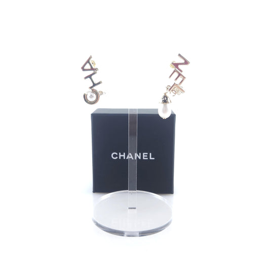 Lettering Logo Earrings