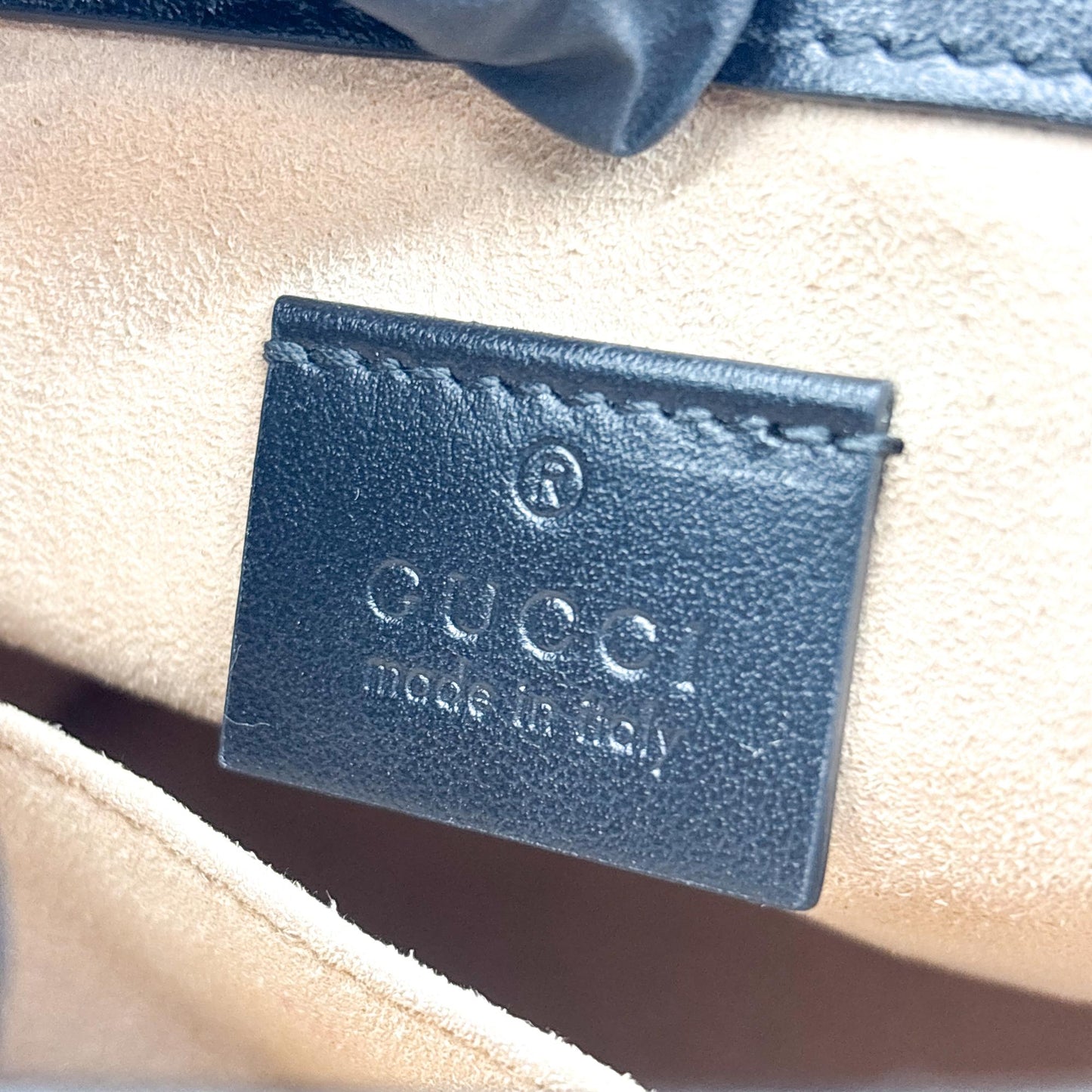 Gucci GG Marmont Mini Top Handle Bag Black