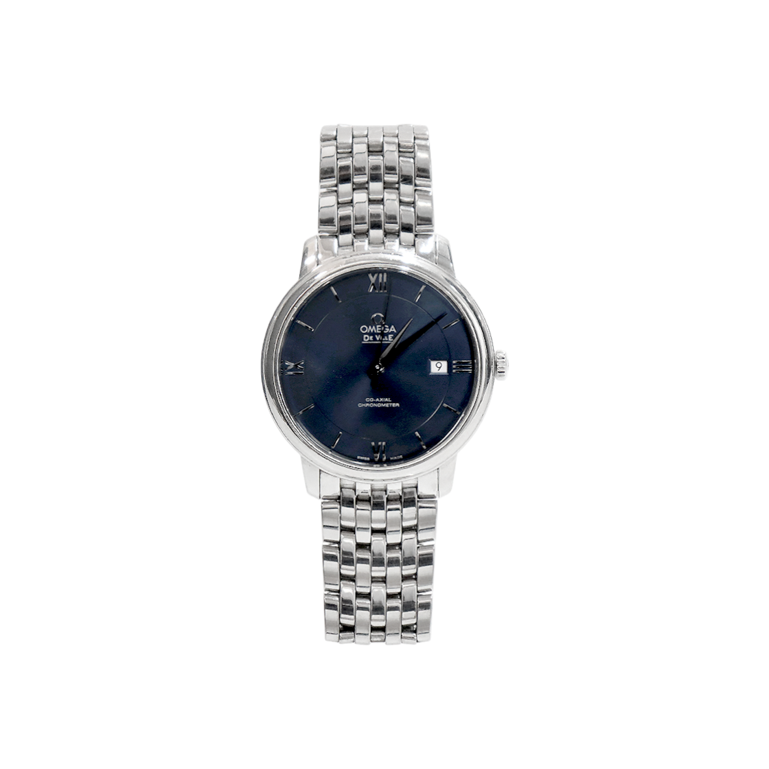 Omega 39mm Steel De Ville Prestige Automatic Watch