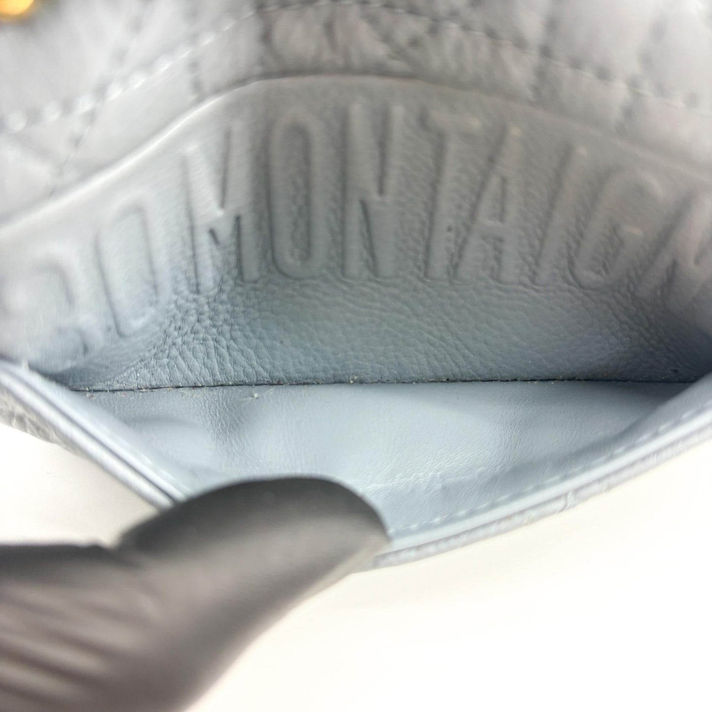 Dior Micro Caro Bag Grey Gold Hardware