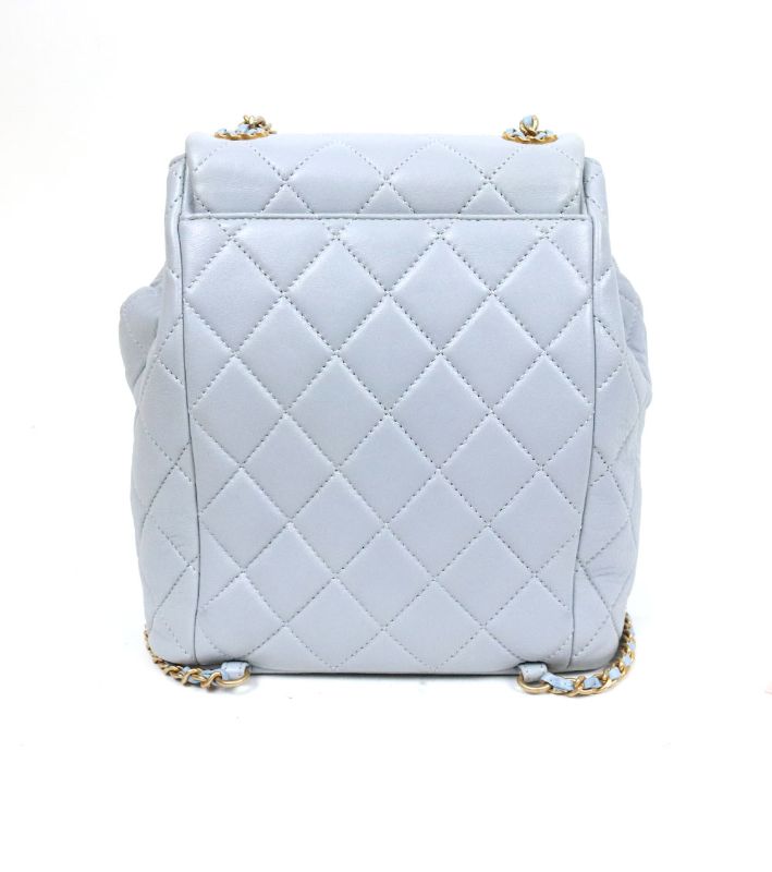 Chanel Blue 19 Backpack