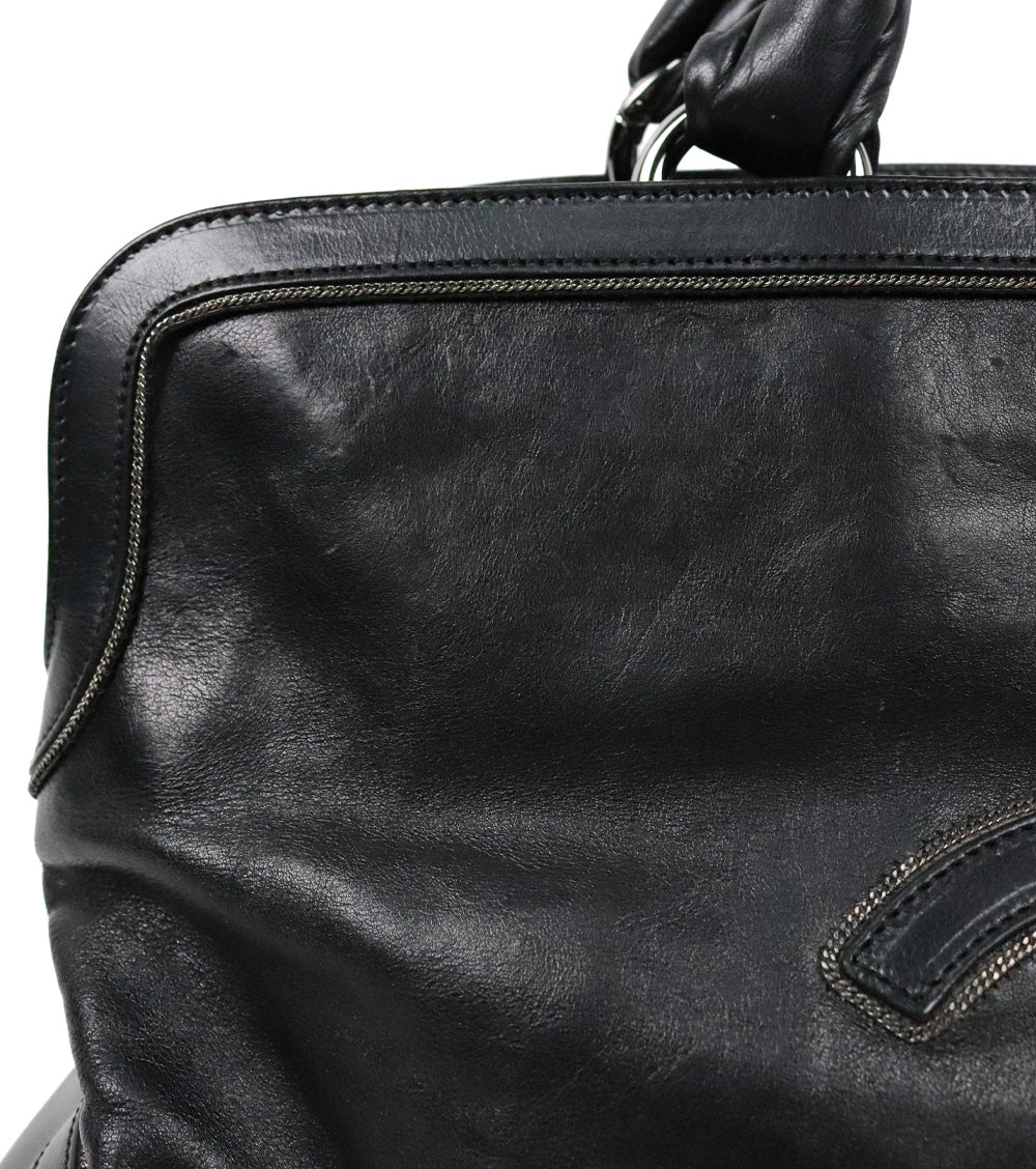 Chanel Black CC Logo Shoulder Bag
