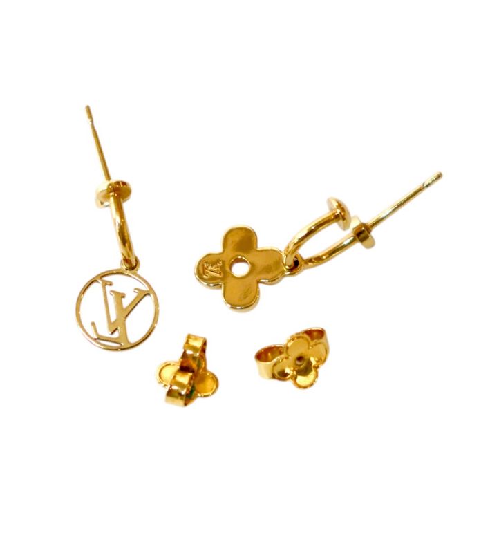 Louis Vuitton Blooming Gold Earrings