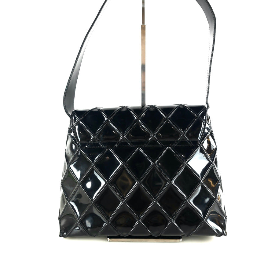 CC Patent Shoulder Bag